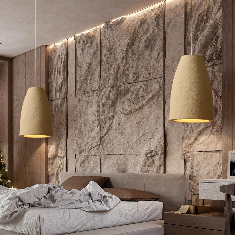 Wabi Sabi Wind Pendant Light Cream Style