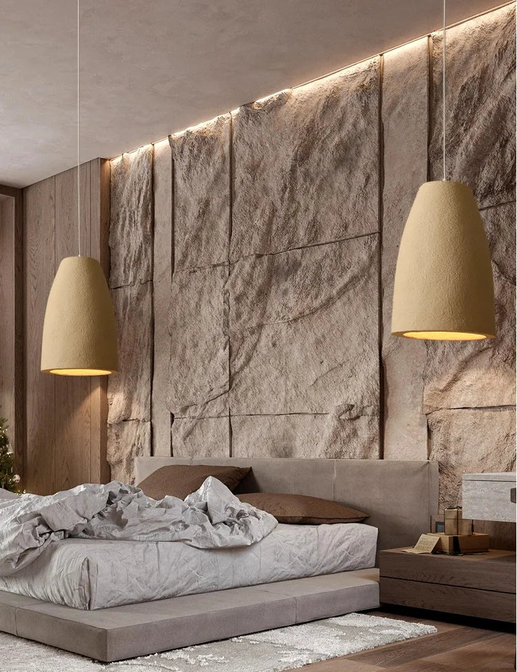 Wabi Sabi Wind Pendant Light Cream Style