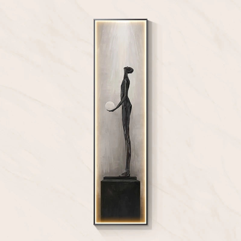 Modern Abstract Art Interior Painting LED Wall Light