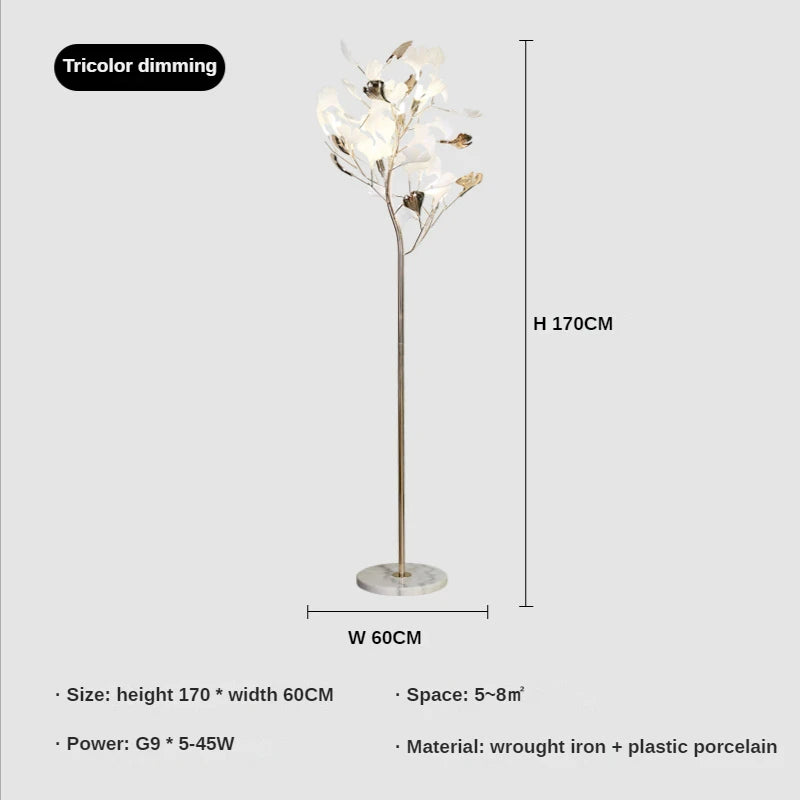 Luxury Tree Standing Lamp
