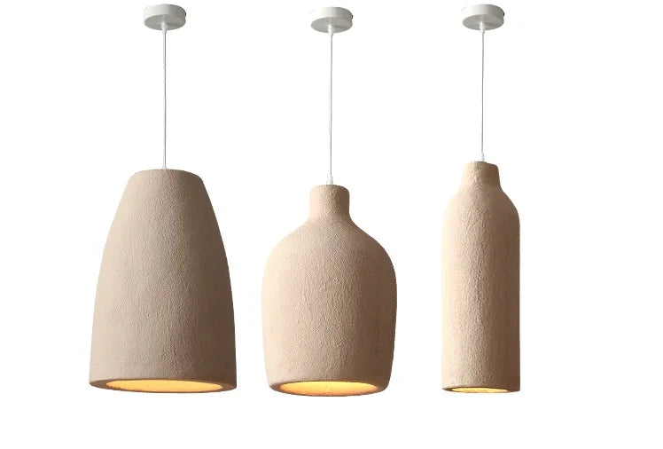 Wabi Sabi Wind Pendant Light Cream Style