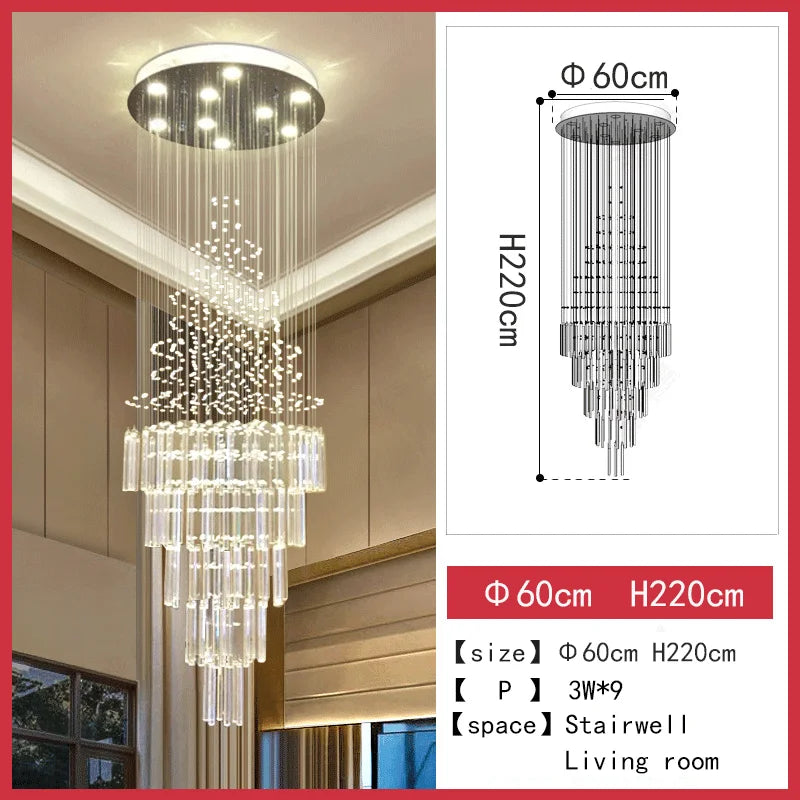 Luxury Modern LED Crystal Chandelier
