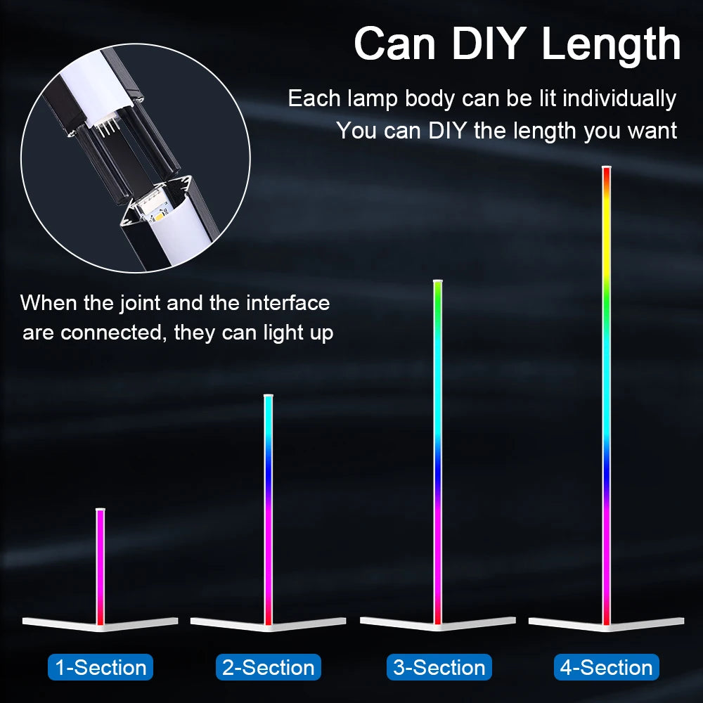 RGB LED floor light