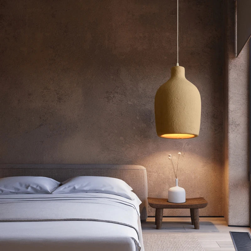 Wabi Sabi Wind Pendant Light Cream Style