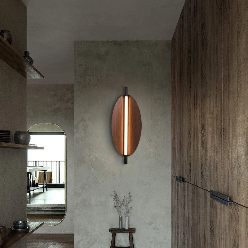 Nordic Japanese Long Strip Wall Lamp