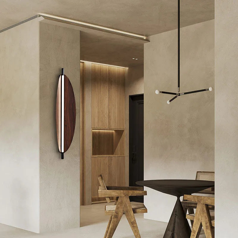 Nordic Japanese Long Strip Wall Lamp