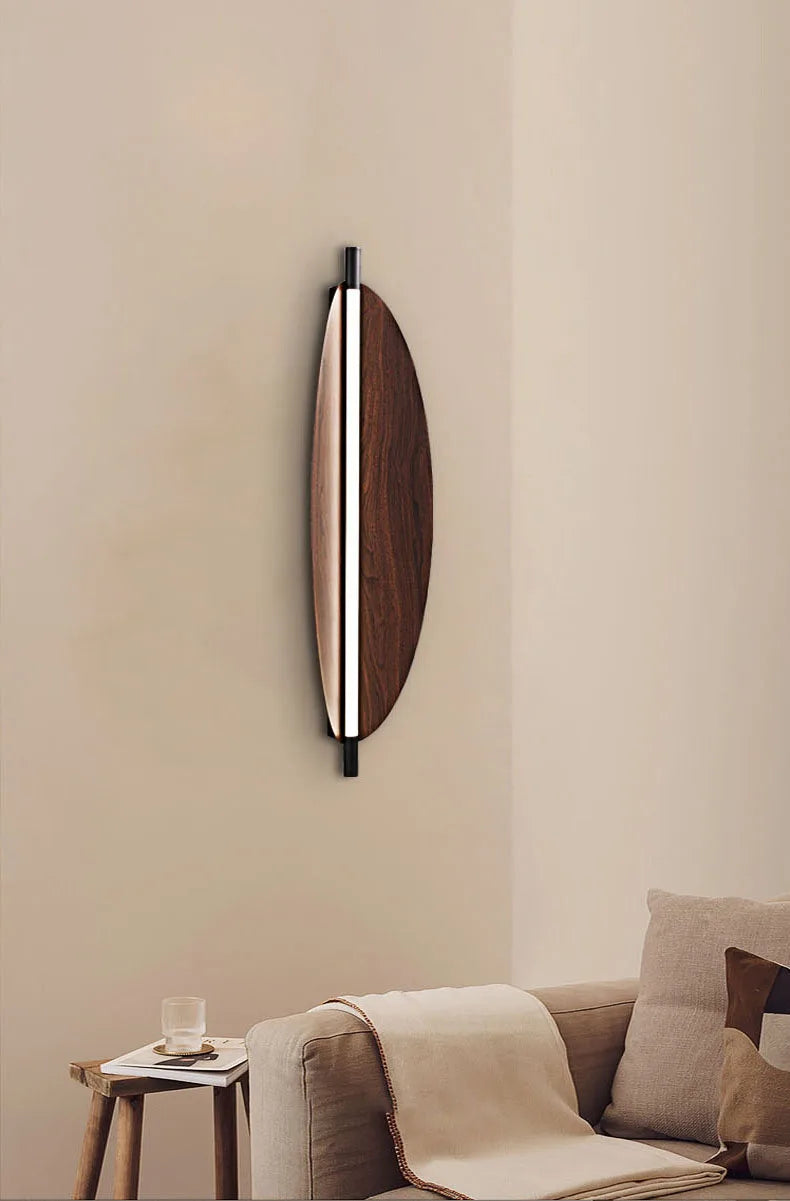 Nordic Japanese Long Strip Wall Lamp